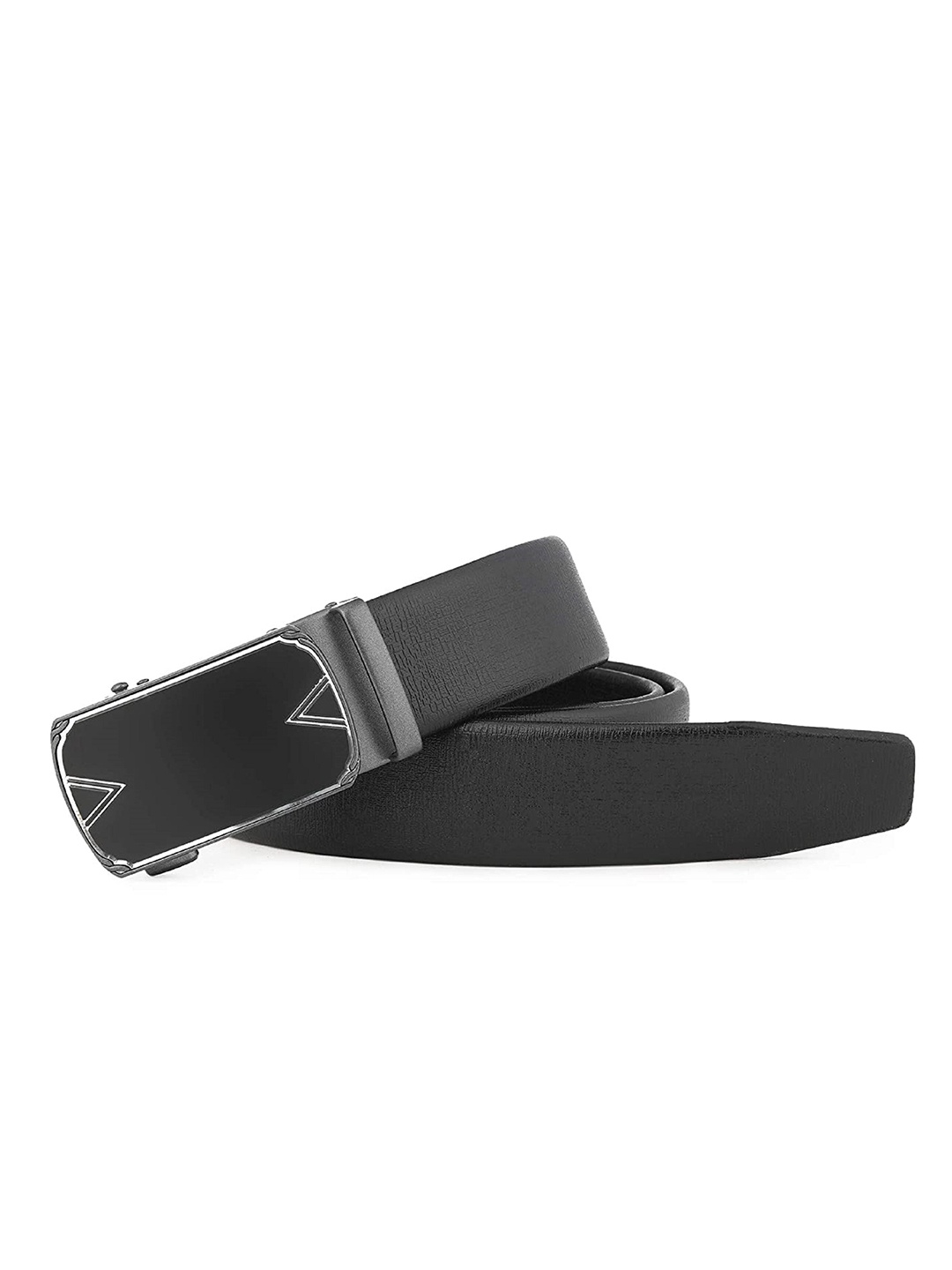 

Zacharias Men Textured Belt, Black