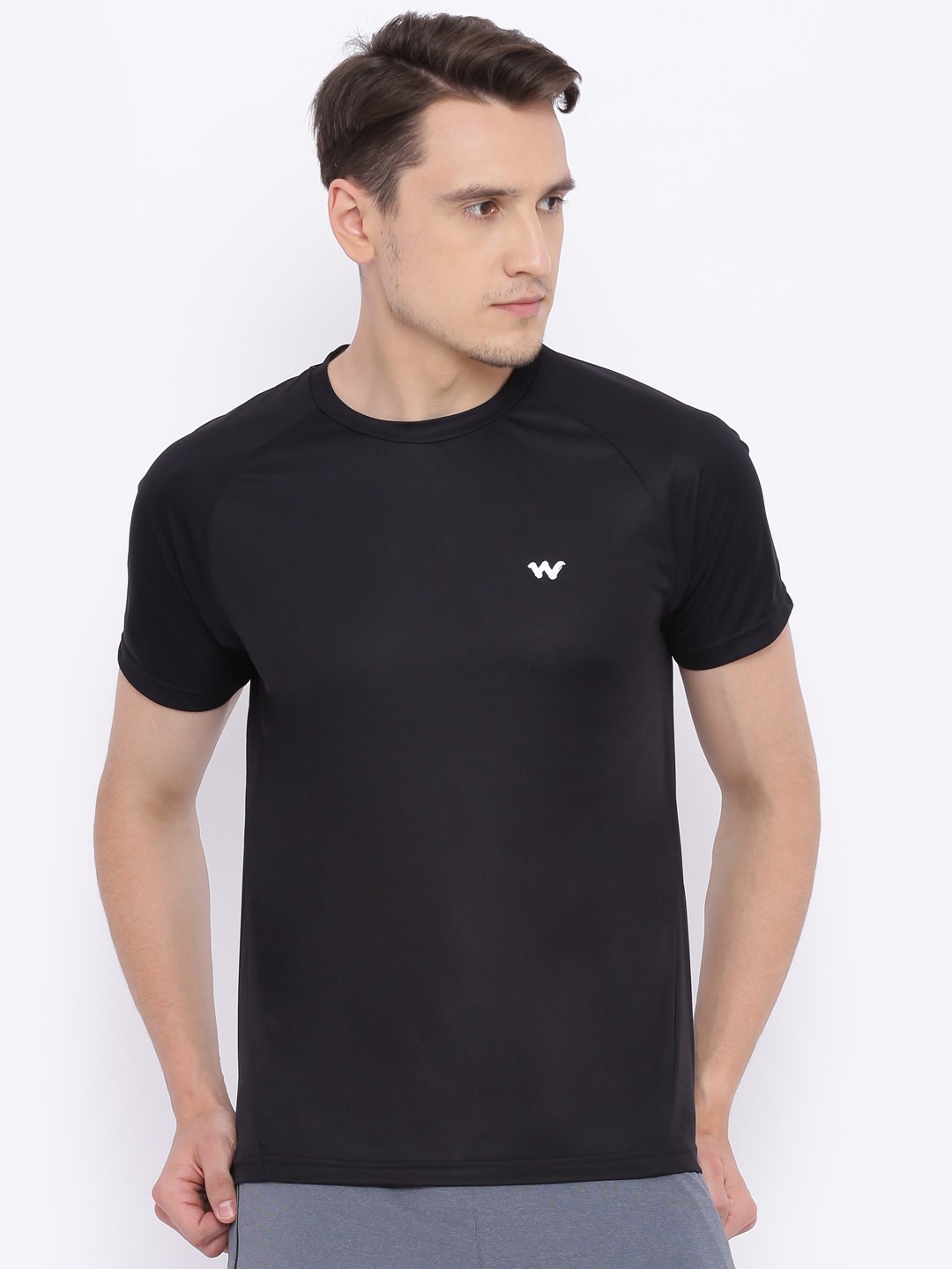 

Wildcraft Men Black Basic Poly Crew Basic Poly Crew T-shirt