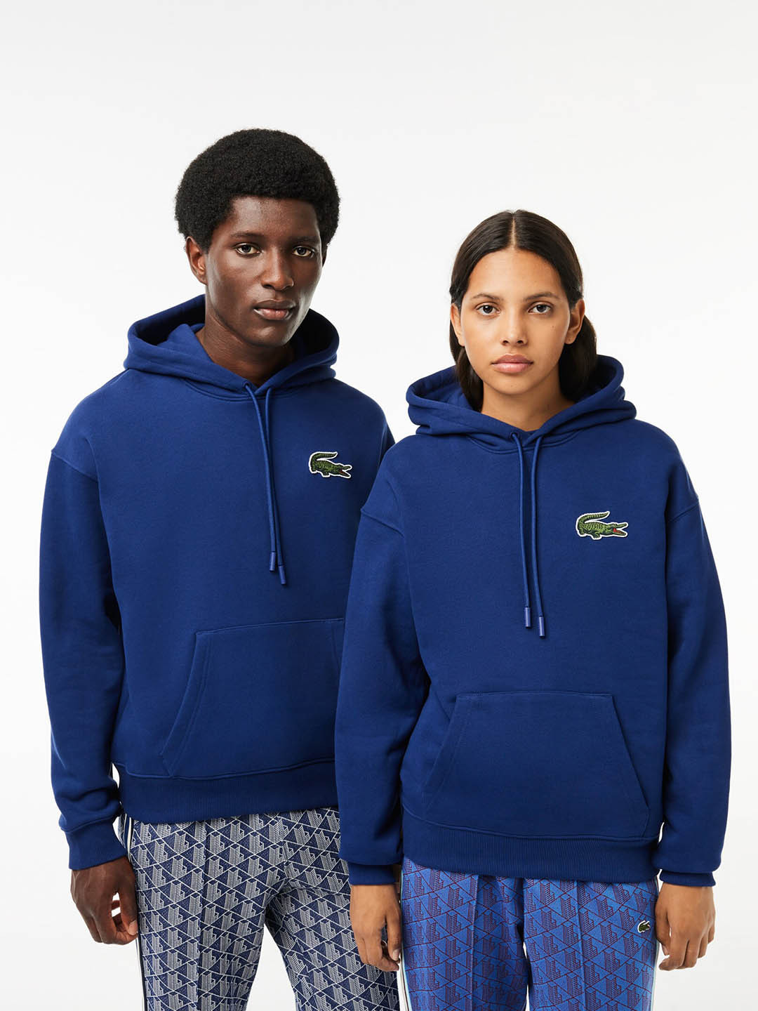 

Lacoste Hooded Pure Cotton Pullover, Navy blue