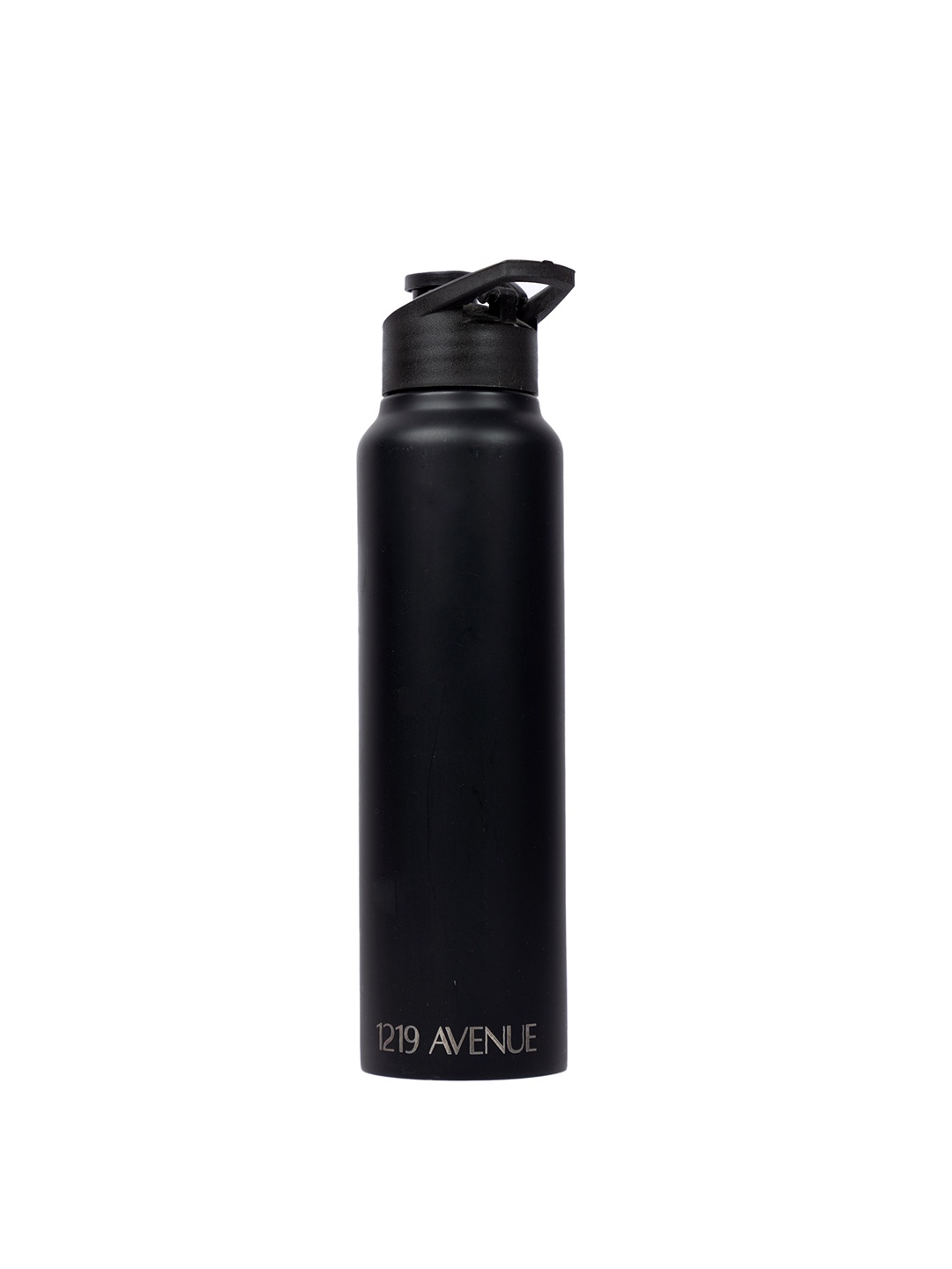

1219 Avenue Black Stainless Steel Single Walled Water Bottle-1L