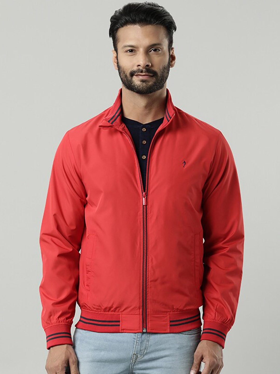 

Indian Terrain Lightweight Bomber Jacket, Red