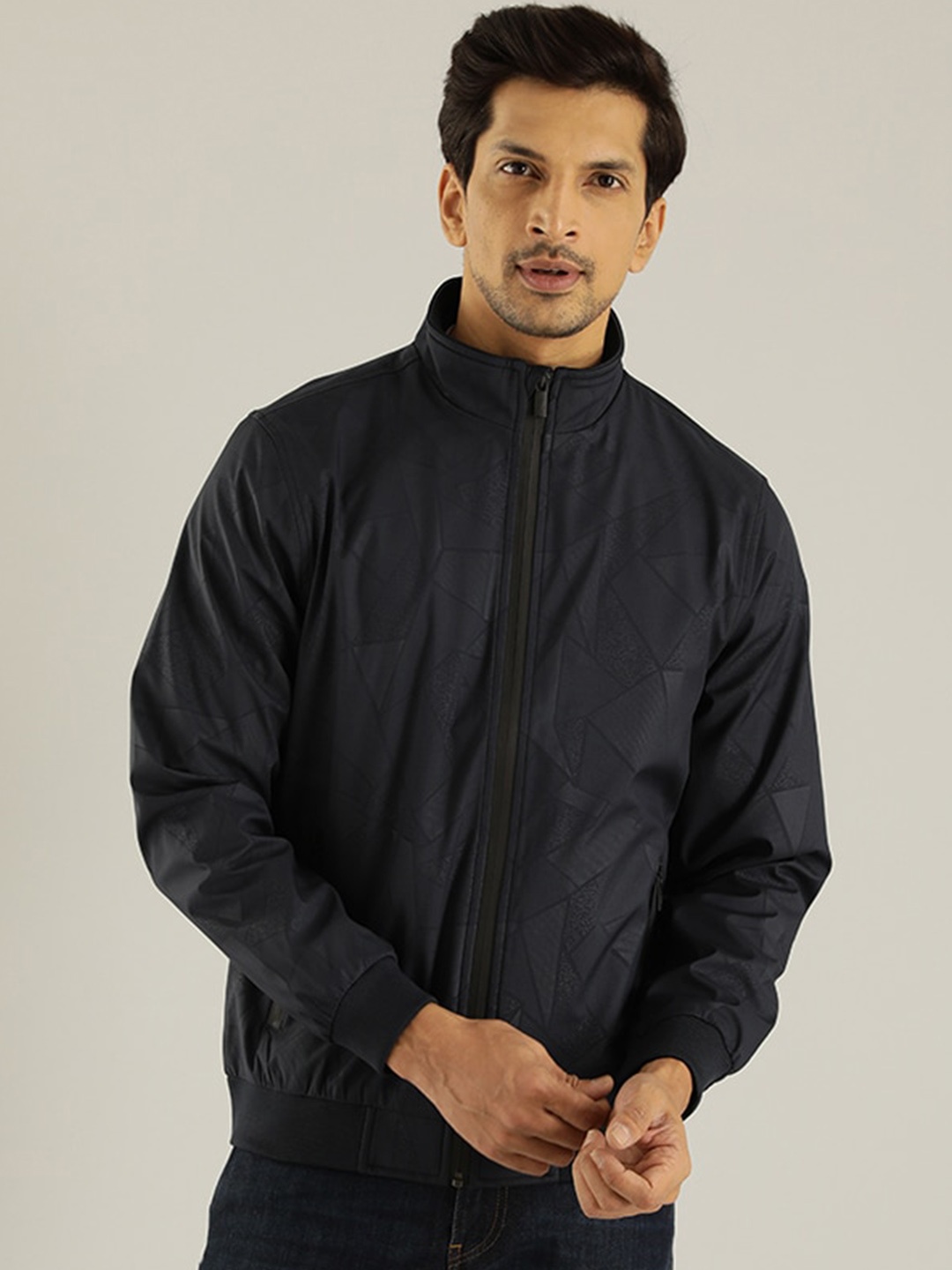 

Indian Terrain Lightweight Bomber Jacket, Navy blue