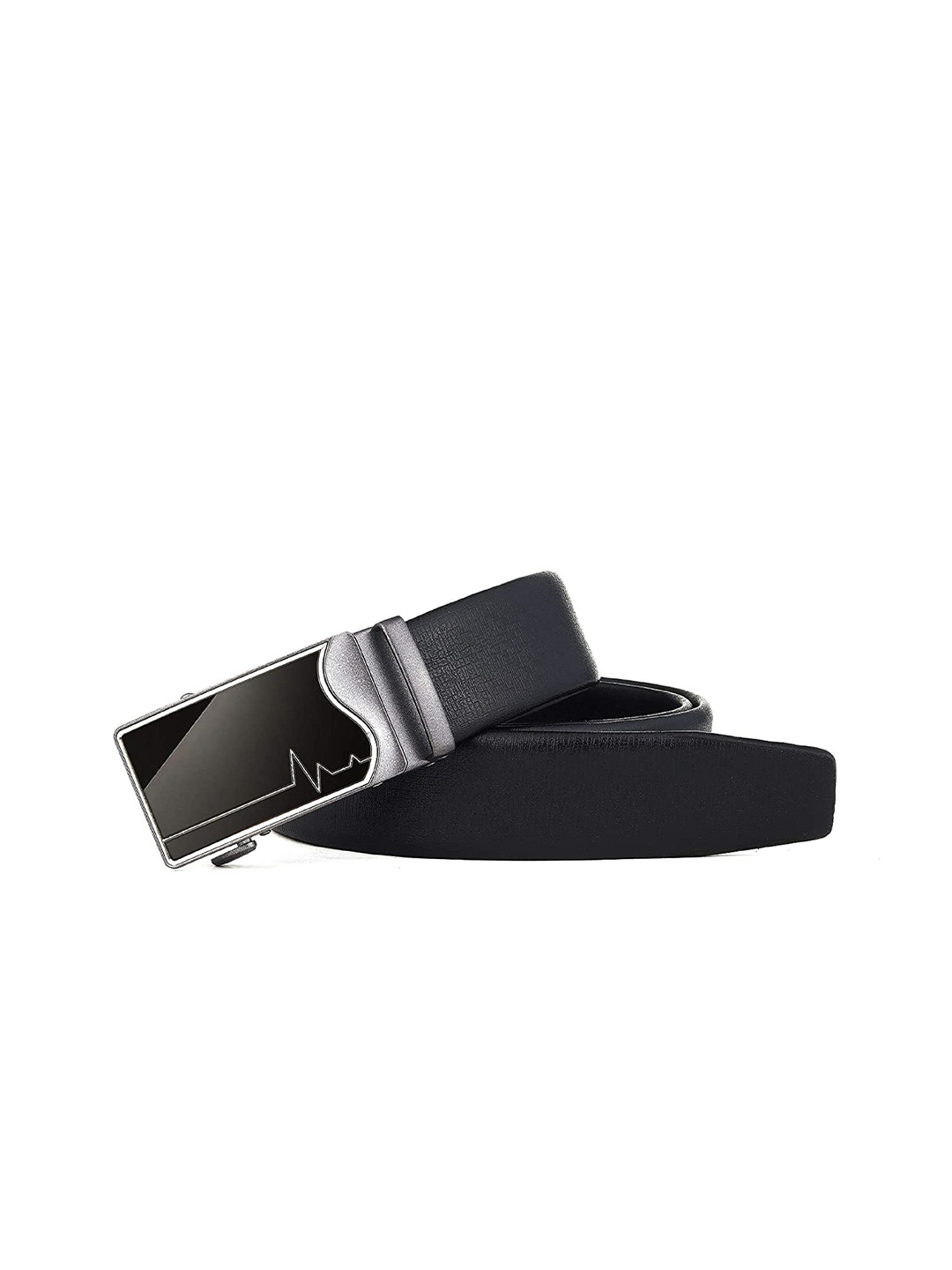 

Zacharias Men Textured Formal Belt, Black