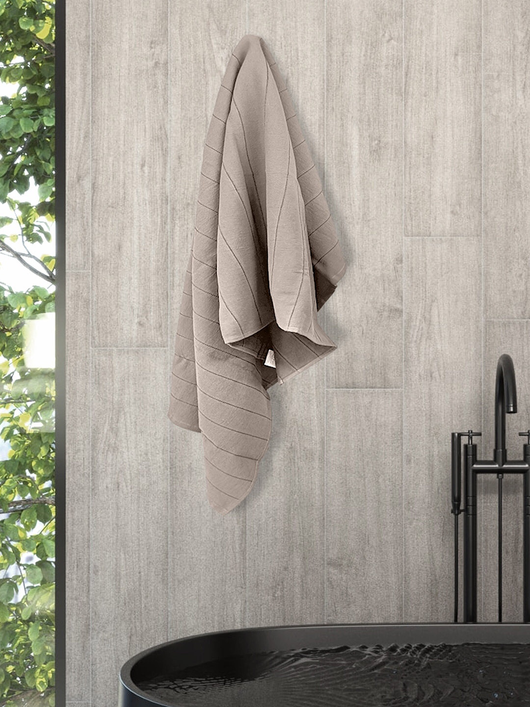 

LABHAM Beige 2 Pieces Pure Cotton 250GSM Bath Towels