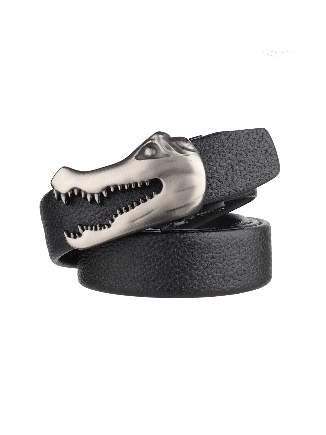 

Zacharias Men Textured Wide Belt, Black