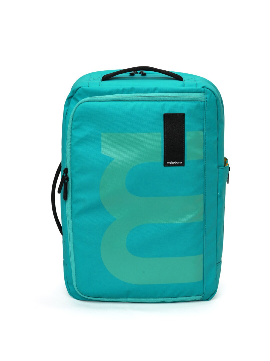 

MOKOBARA Unisex Contrast Detail 16 Inch Duffle Backpack With Compression Straps- 32 L, Teal