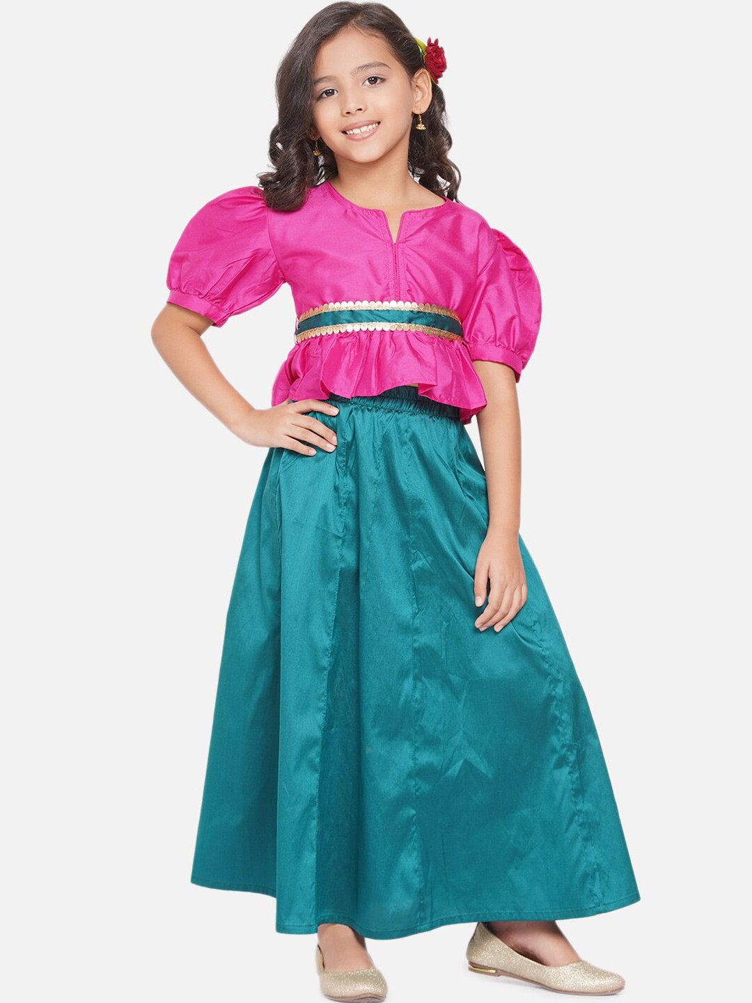 

Modish Couture Girls Ready to Wear Lehenga Choli, Pink
