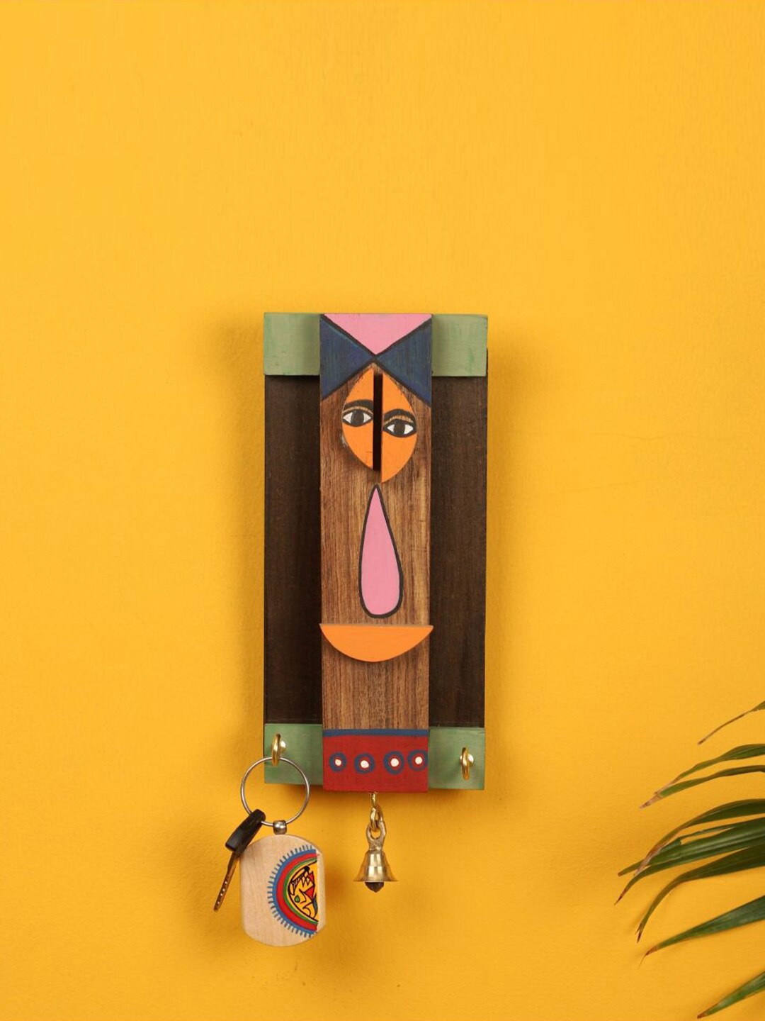 

AAKRITI ART CREATIONS Brown Bachpan Ki Chabi Key Hanger