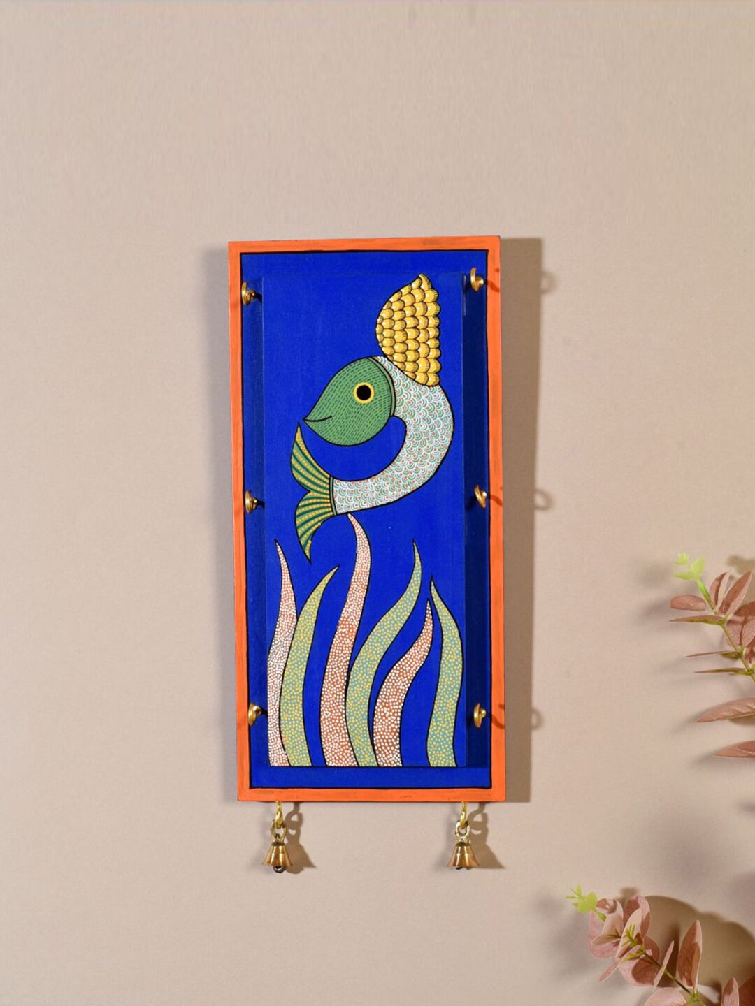 

AAKRITI ART CREATIONS Blue Something's Fishy Key Holders