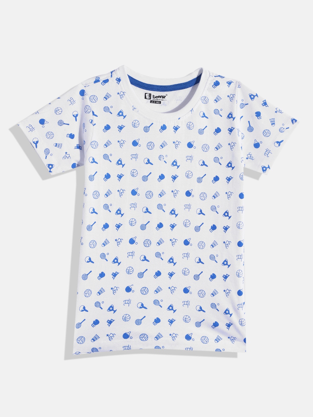 

Eteenz Boys Premium Cotton Conversational Printed T-shirt, White