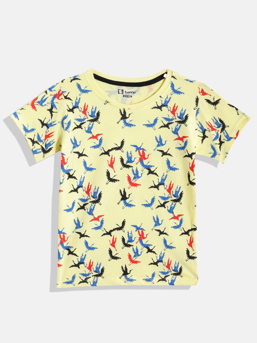 

Eteenz Boys Premium Cotton Conversational Printed T-shirt, Yellow