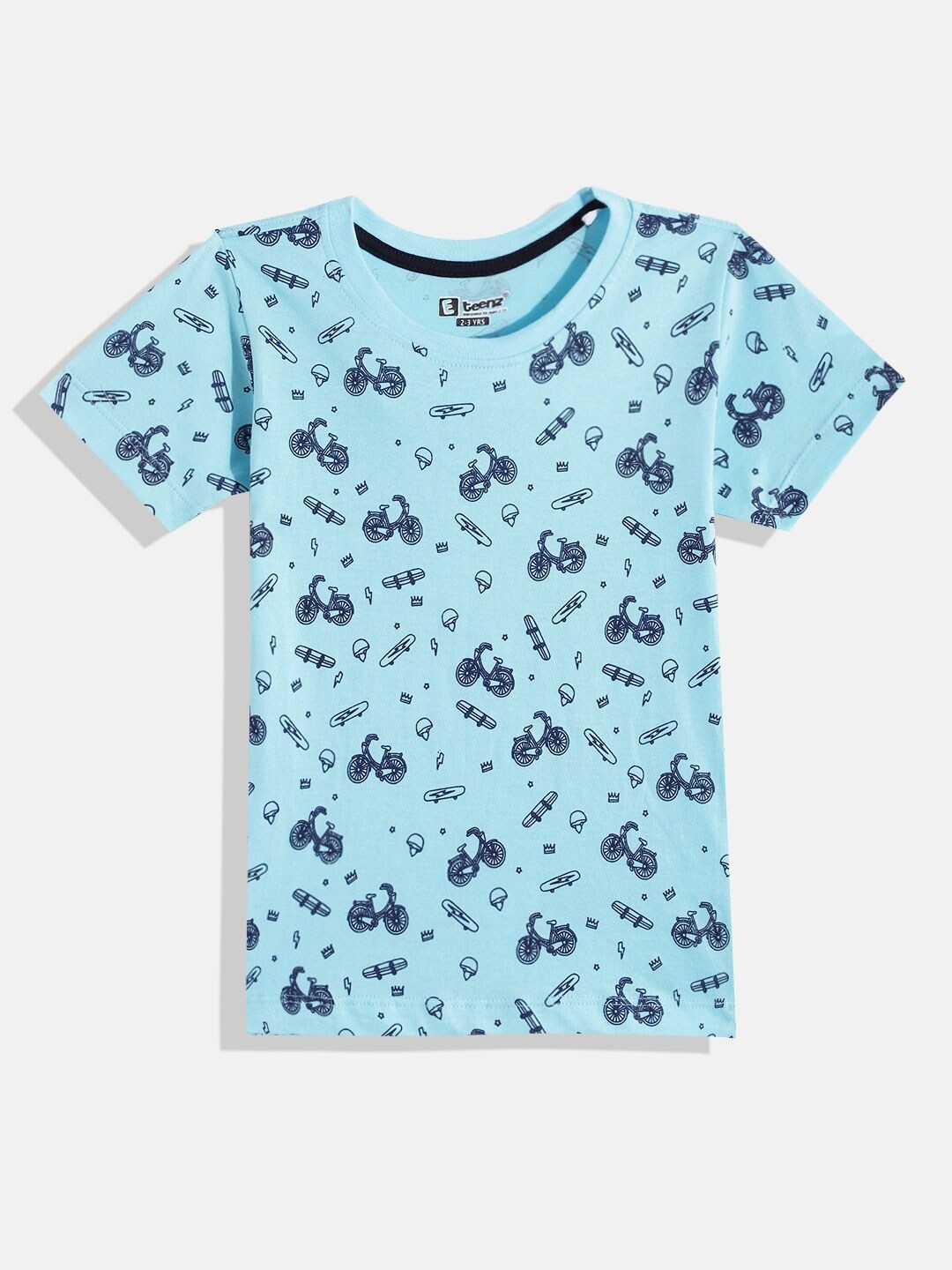 

Eteenz Boys Conversational Pure Cotton T-shirt, Blue
