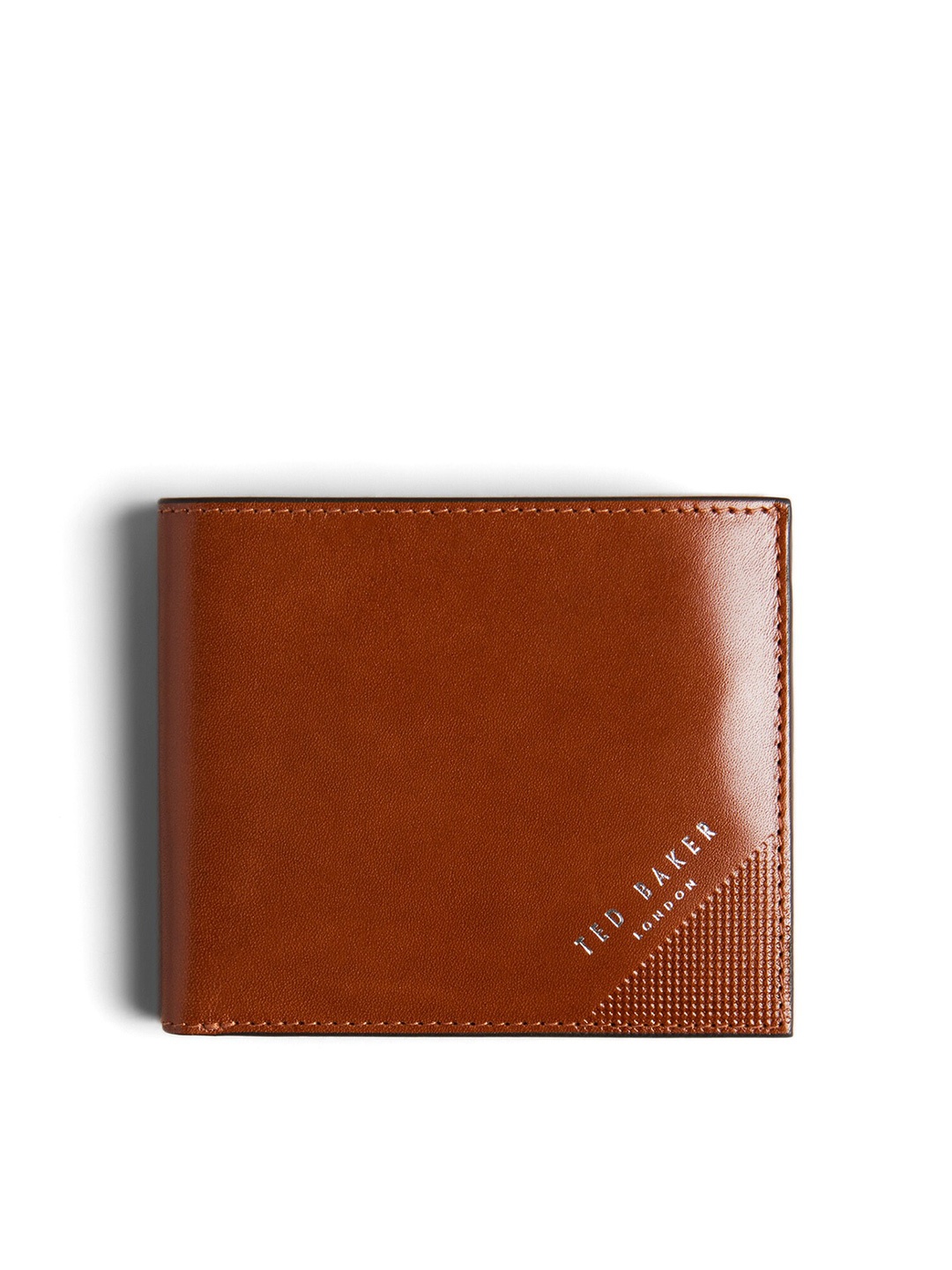 

Ted Baker Men Leather Two Fold Wallet, Tan