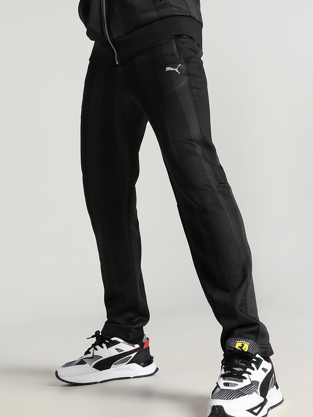 

PUMA Motorsport Men Scuderia Ferrari Style T7 Motorsport Track Pants, Black
