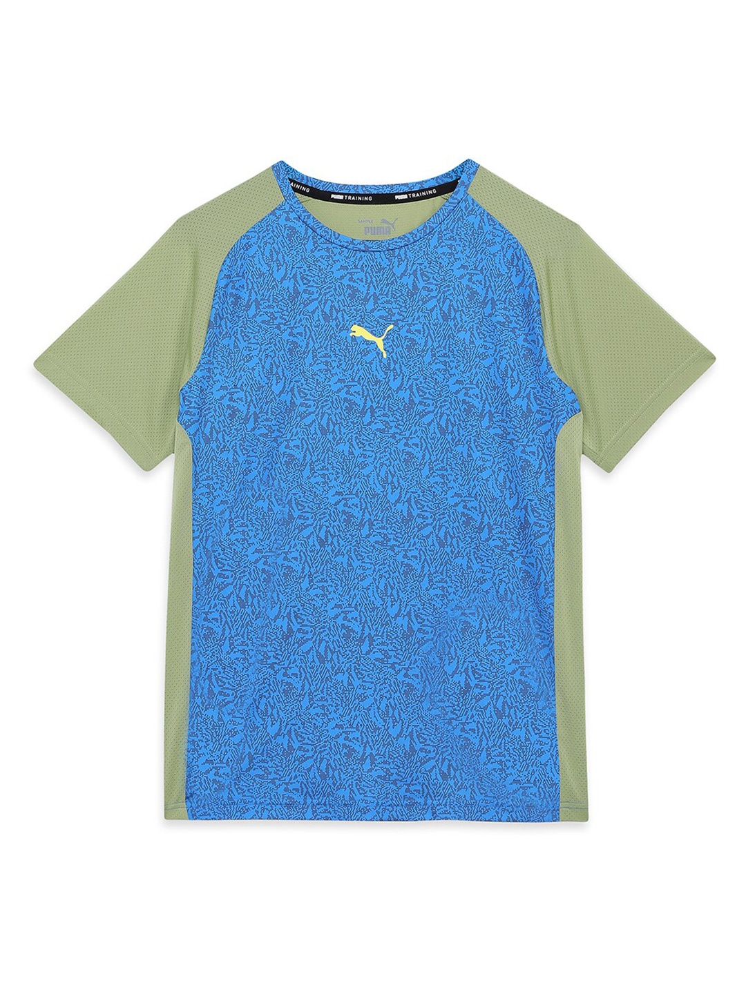 

one8 x PUMA Boys Colourblocked Sports T-shirt, Blue