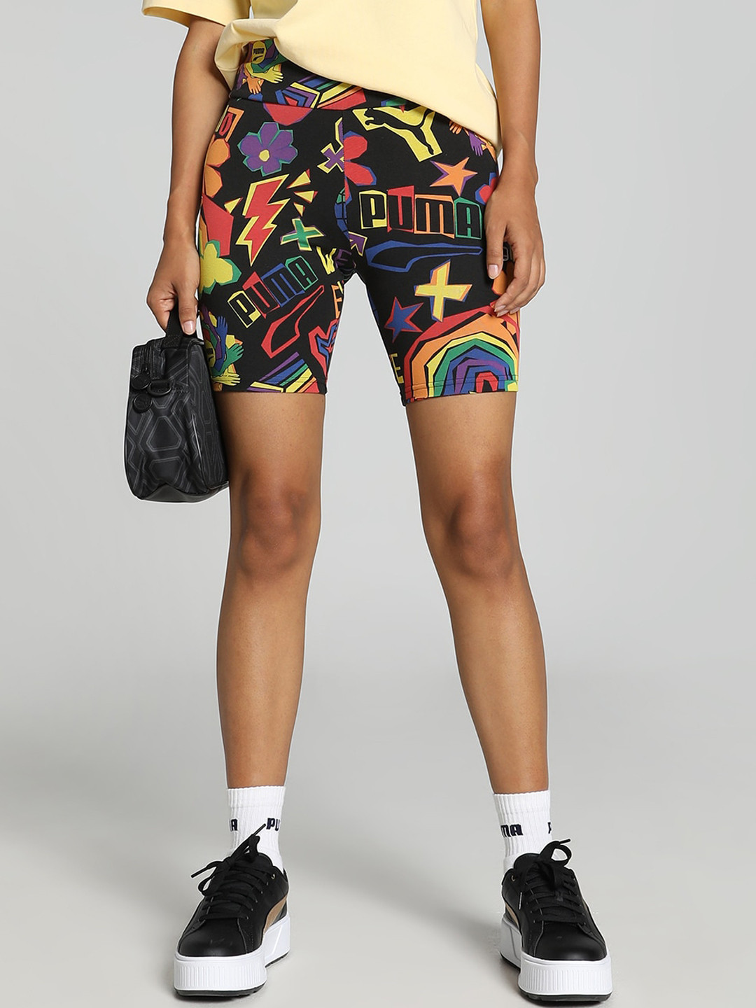 

Puma Women DOWNTOWN 7" Tights, Black