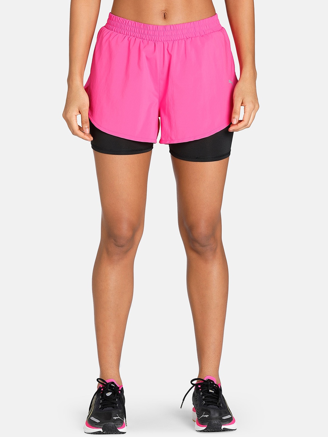

Puma Women Run Fav Woven 2In1 Women's Running Tights, Pink
