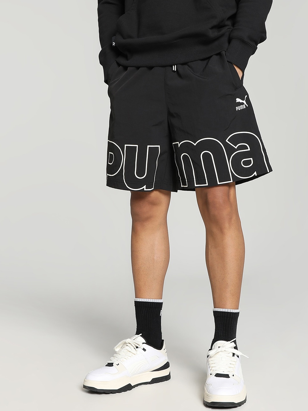 

Puma Men PUMA TEAM Relaxed Shorts, Black