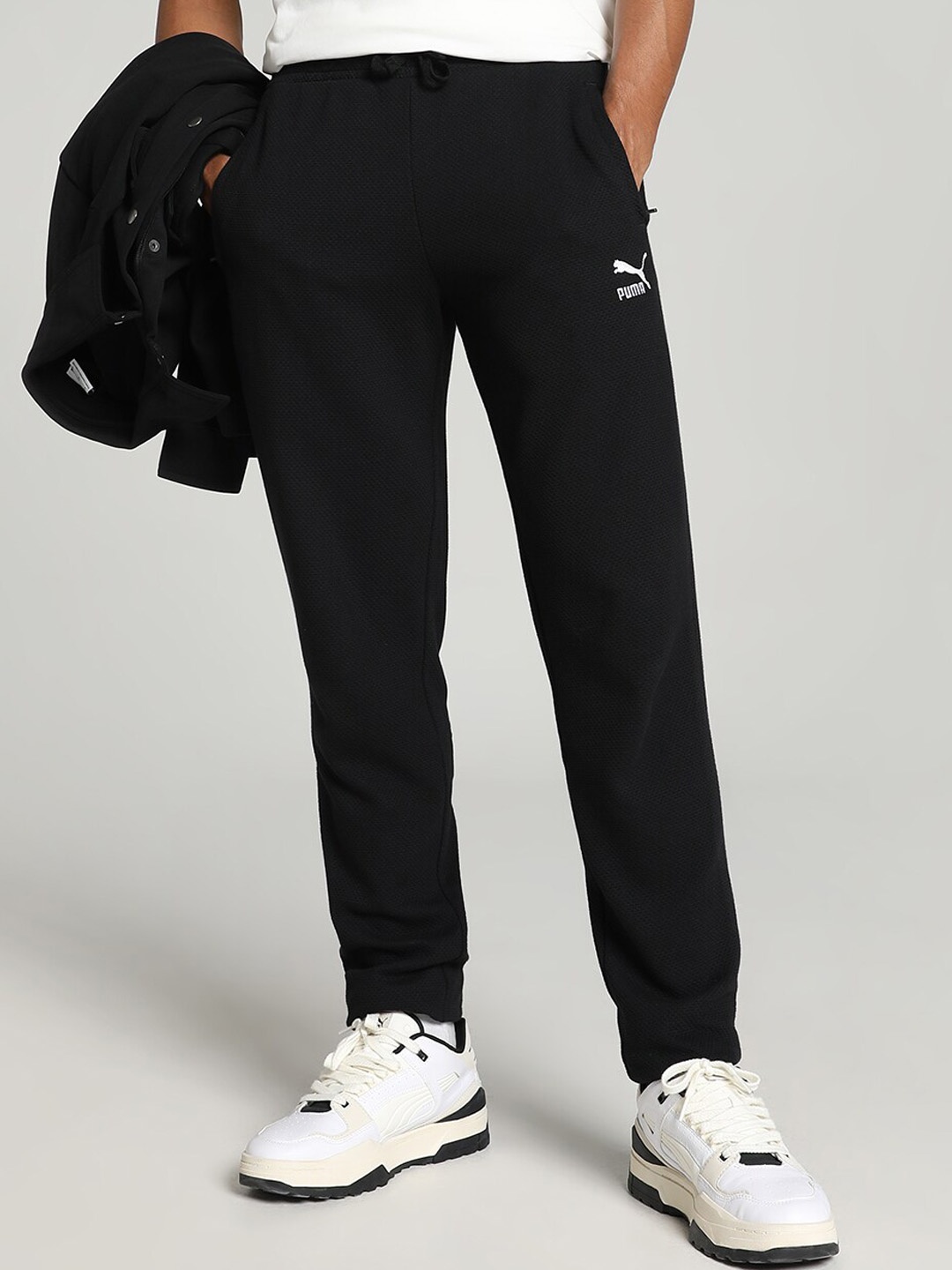 

Puma Men Classics Jacquard Track Pants, Black