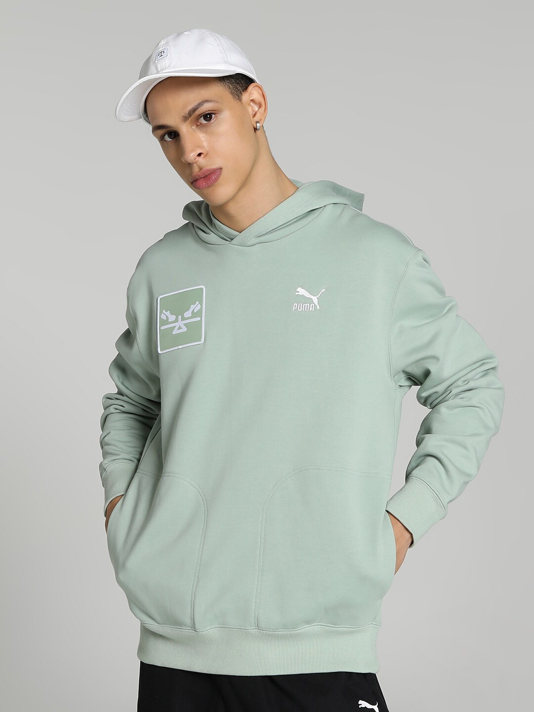 

Puma Cotton Hoodie, Green