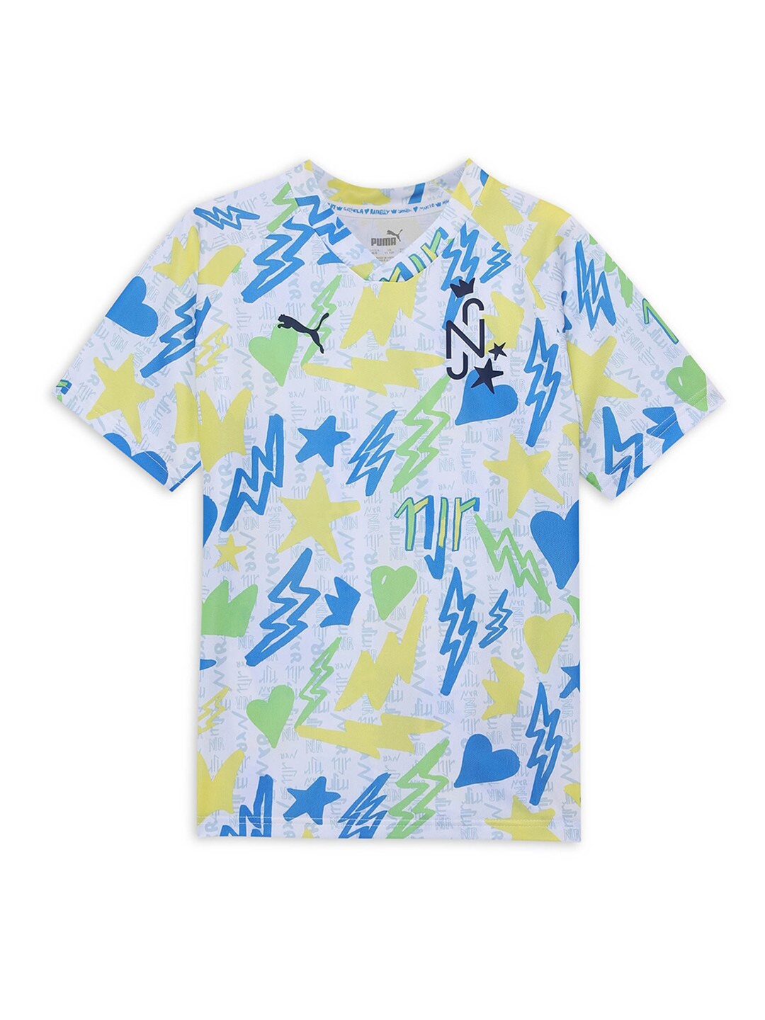 

Puma Kids Printed T-Shirt, White