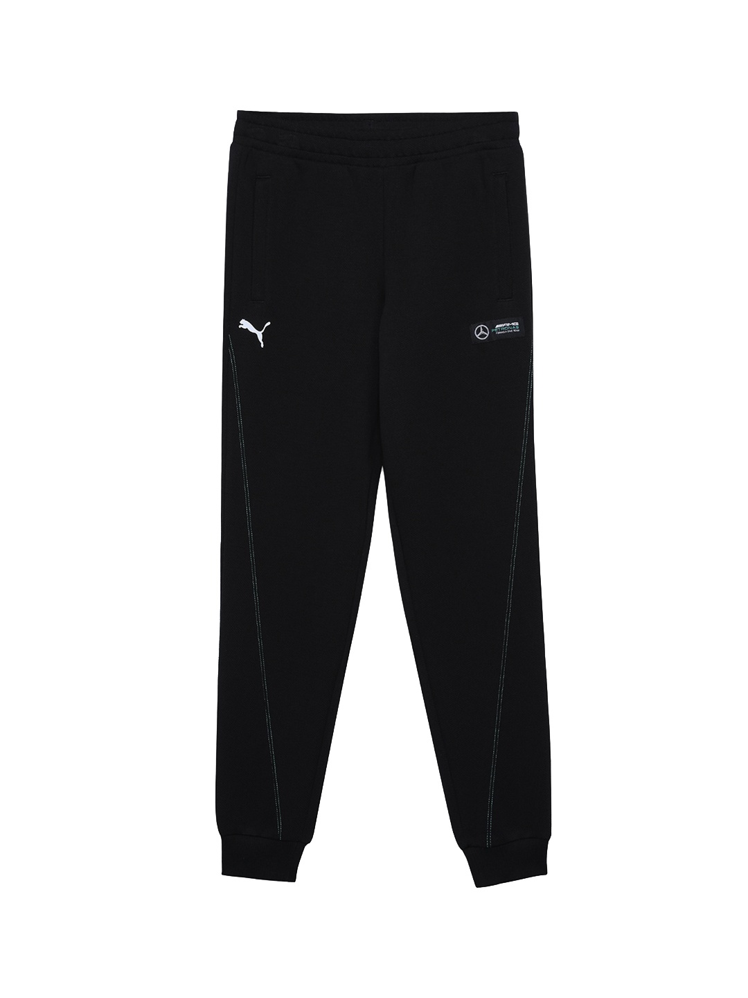 

PUMA Motorsport Kids Mid-Rise Cotton Joggers, Black