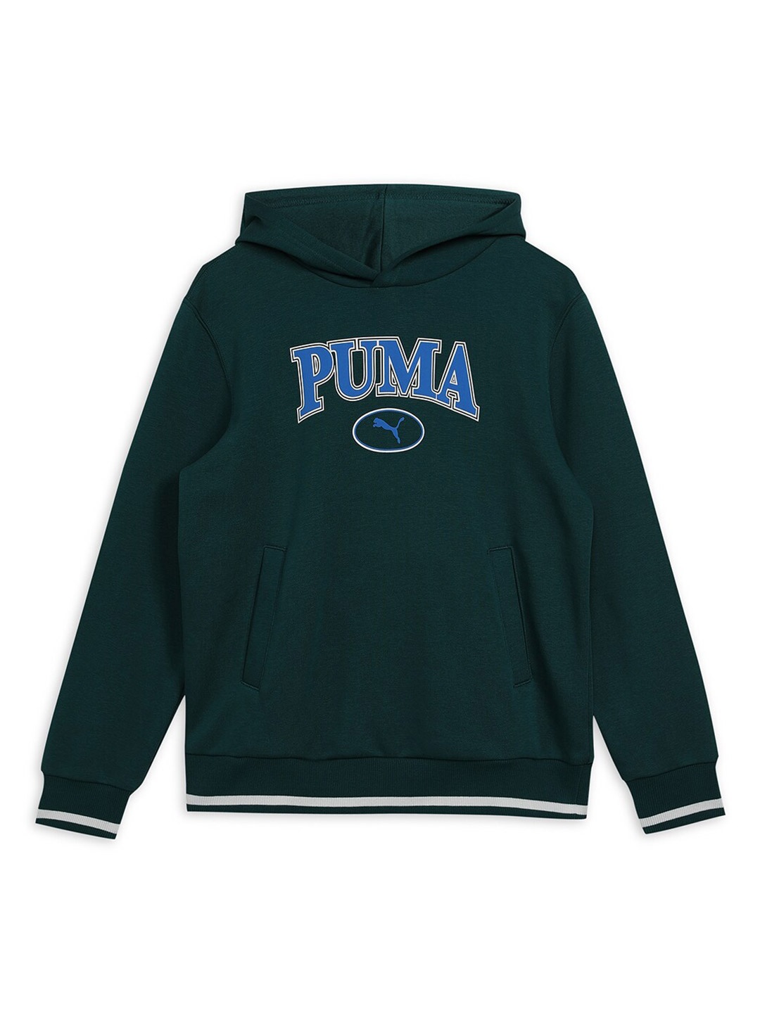 

Puma Squad Boys Brand Logo Detail Sweatshirt, Green