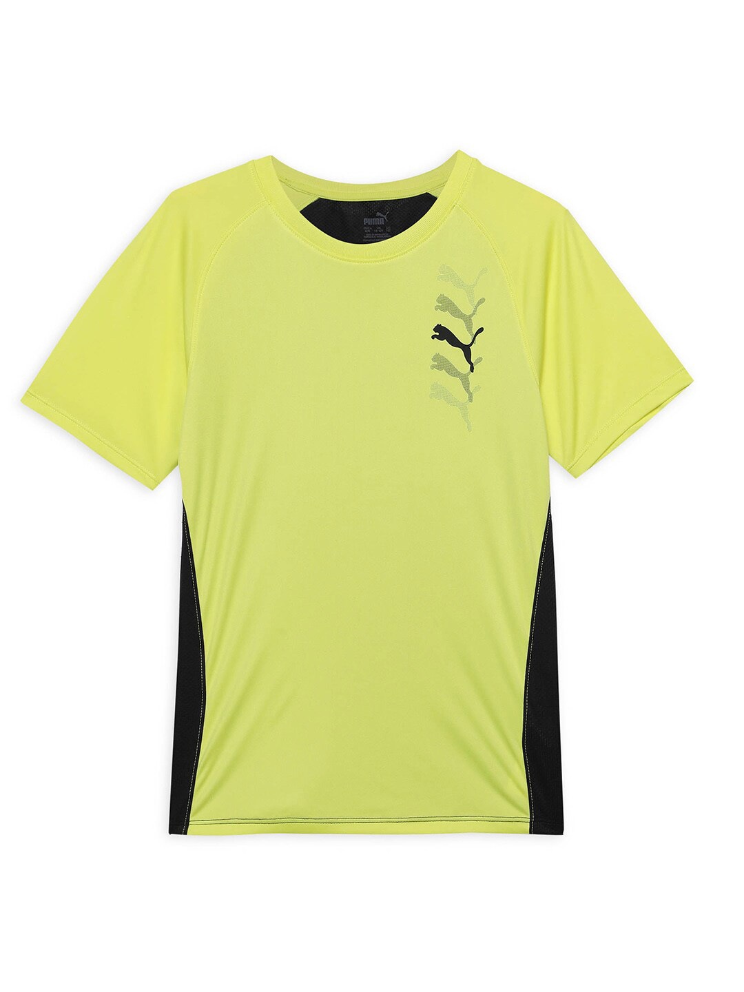 

Puma Boys Youth Cotton T-Shirt, Yellow