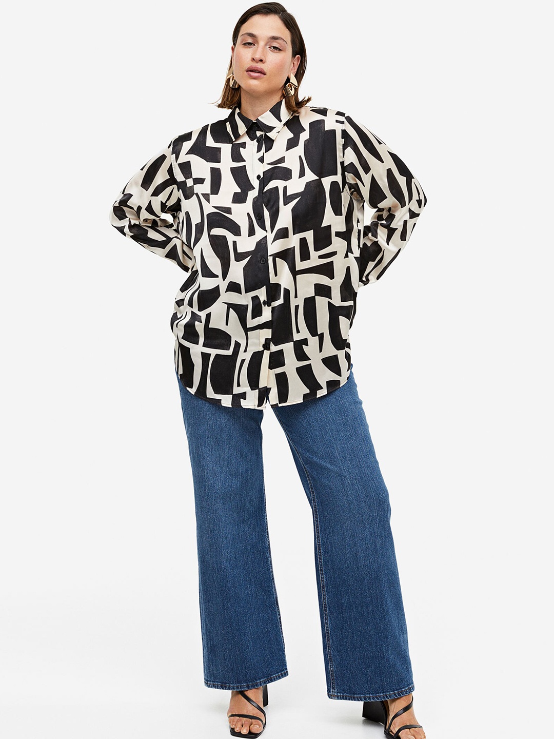 

H&M Oversized Blouse, White