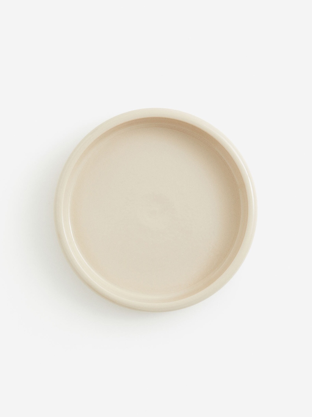 

H&M Beige Stoneware Mid Plate