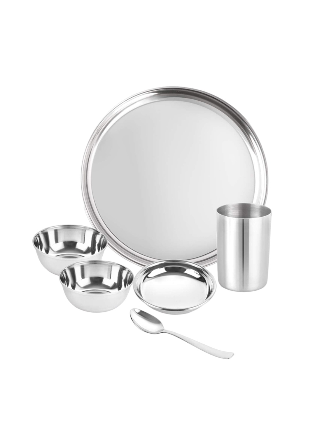 

Cello 6 Pieces Silver Toned Stainless Steel Dinner Set