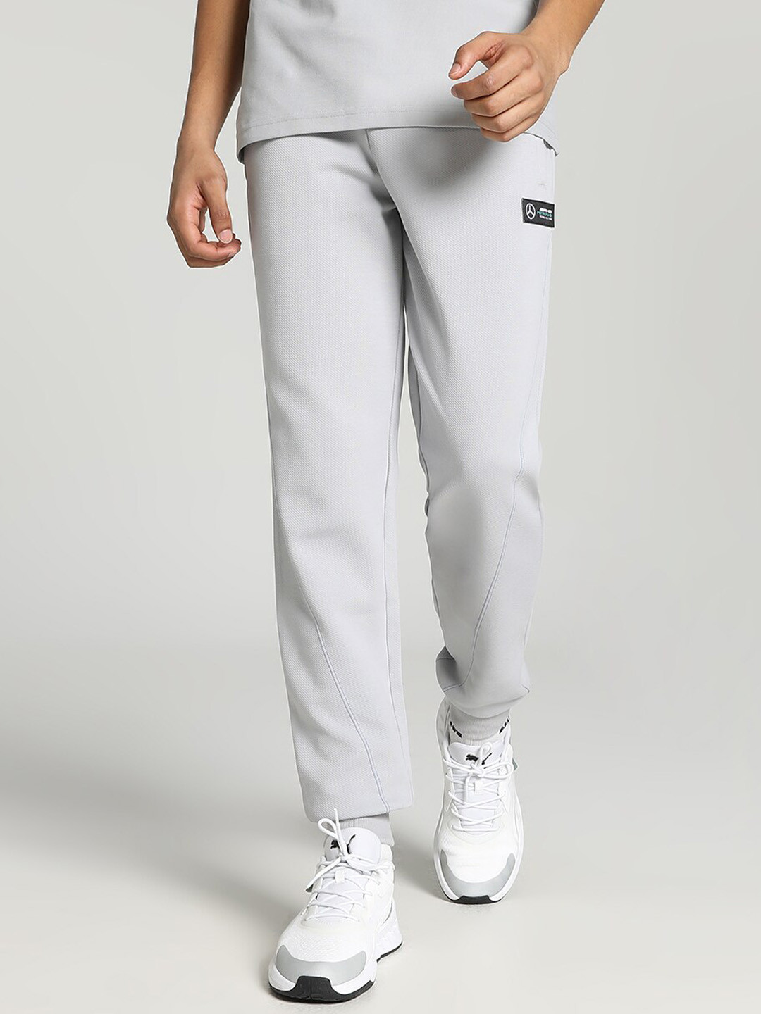 

PUMA Motorsport Men Mercedes-AMG PETRONAS Track Pants, Silver