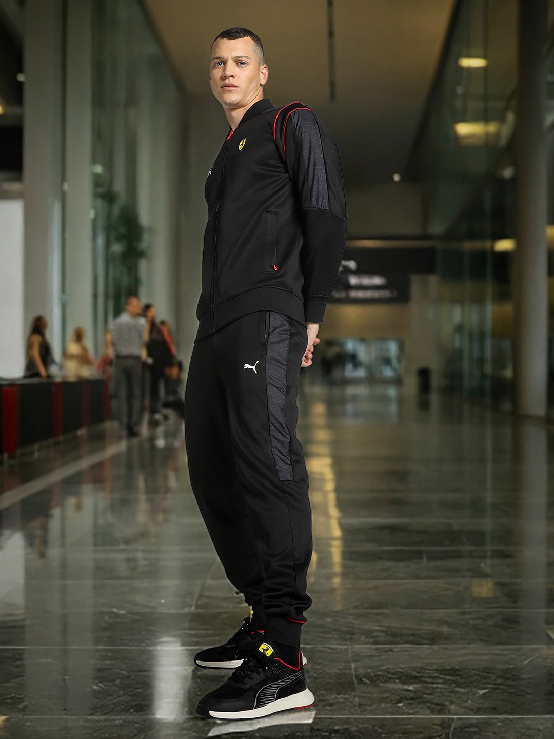 

PUMA Stand Collar Bomber Jacket, Black