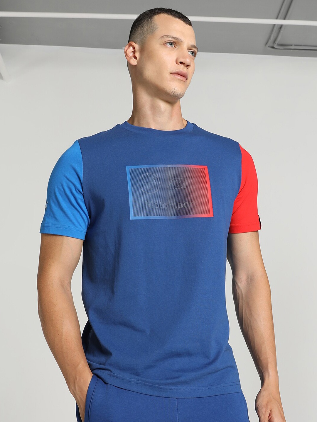 

PUMA Motorsport BMW M Men's Logo T-shirt, Blue