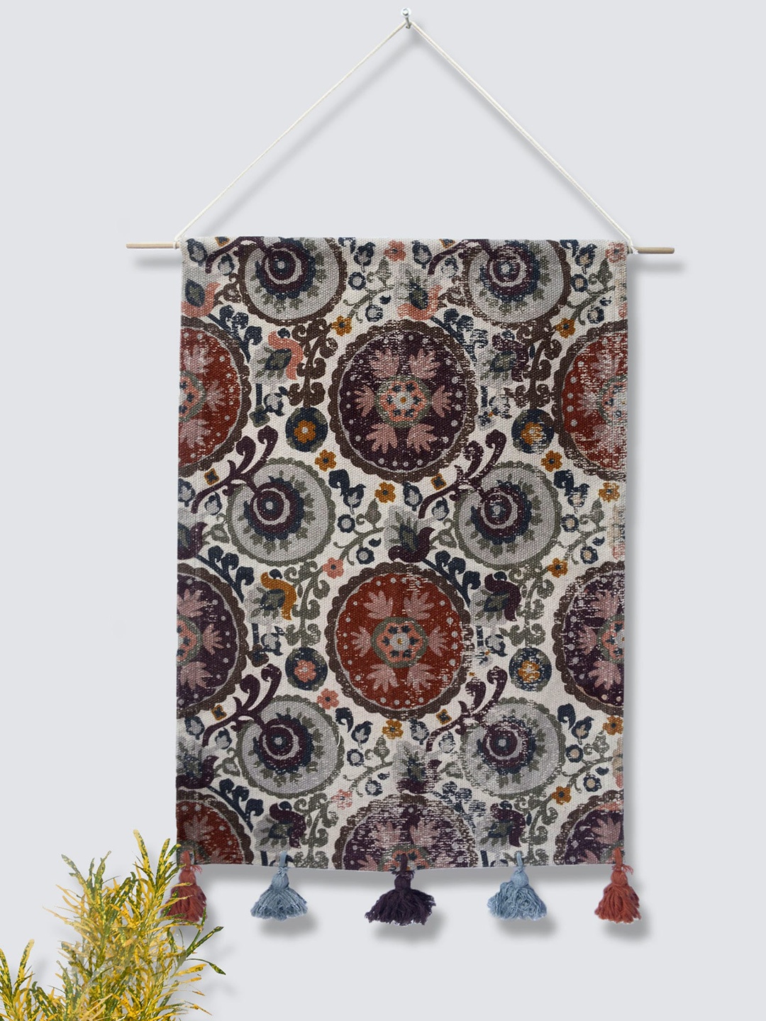 

Art Avenue Brown & Red Printed Tapestry Wall Decor