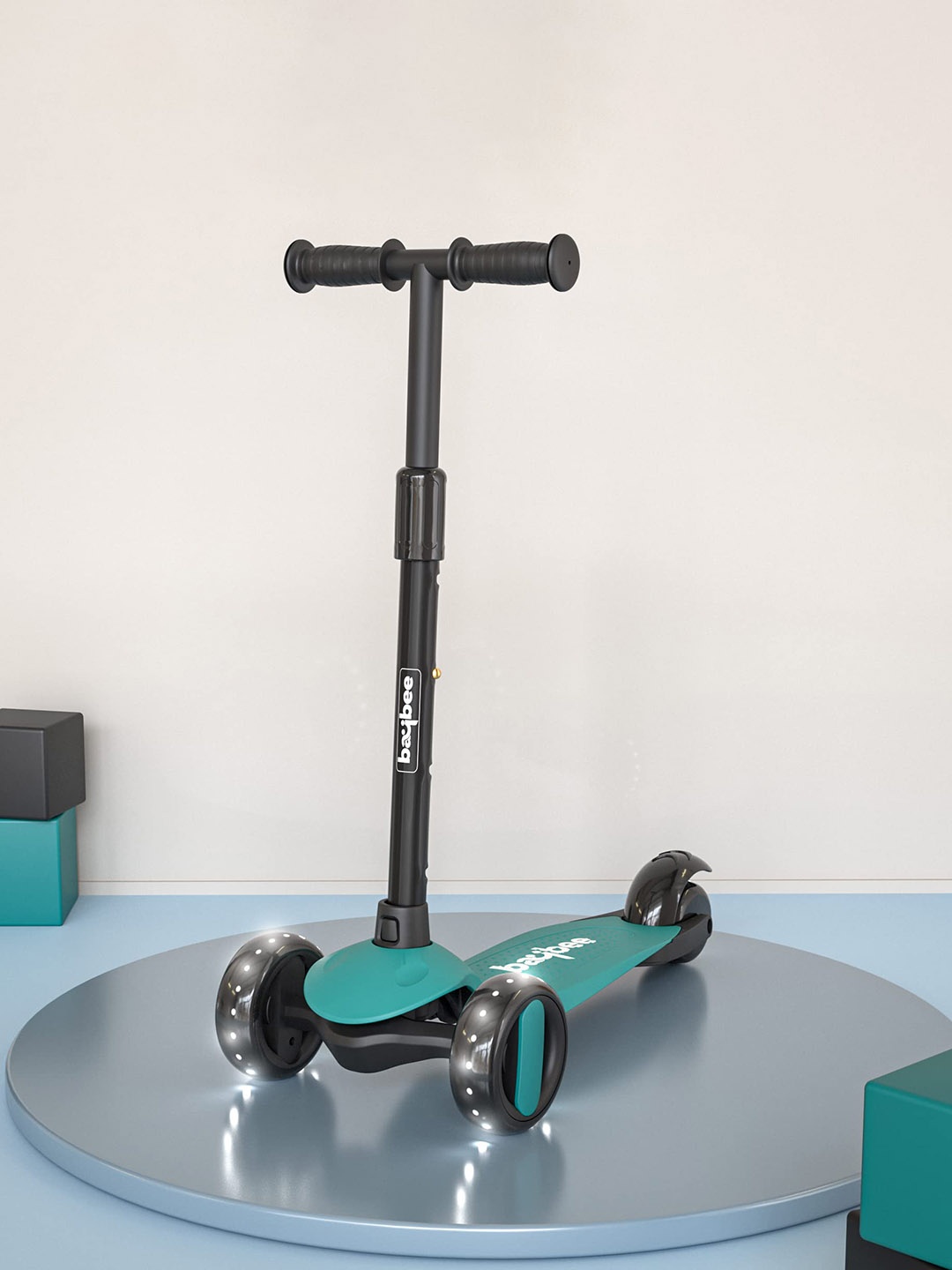 

BAYBEE Kids Leight-Weight Kick Scooter, Green