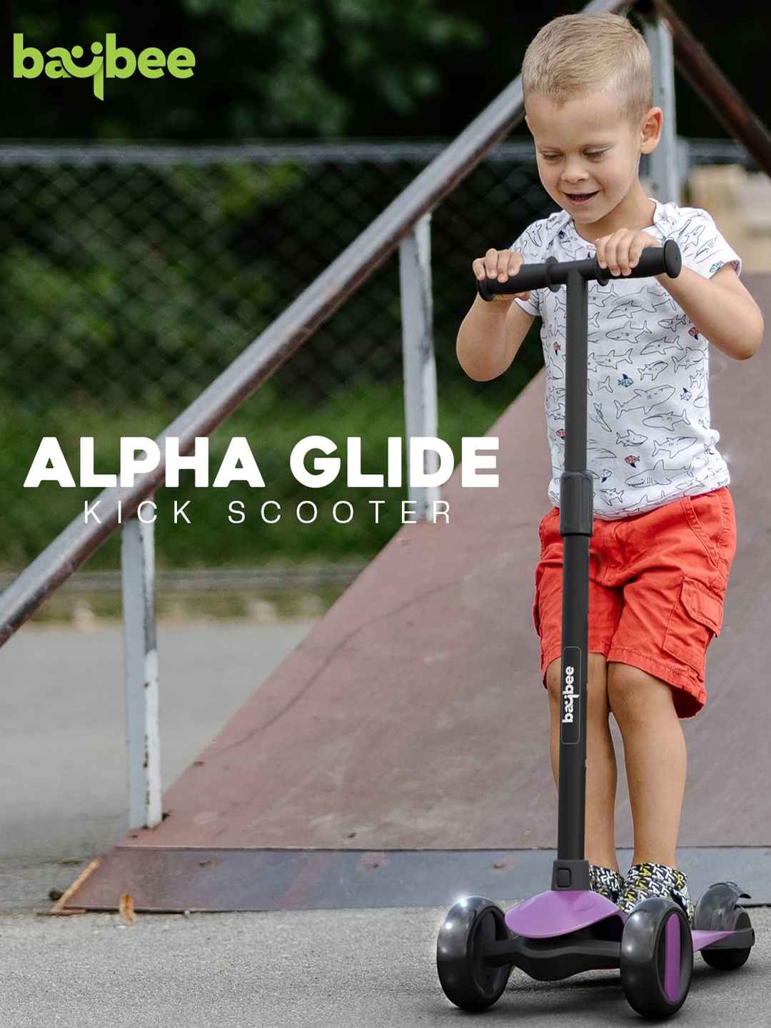 

BAYBEE Kids Violet Alpha Kick Scooter