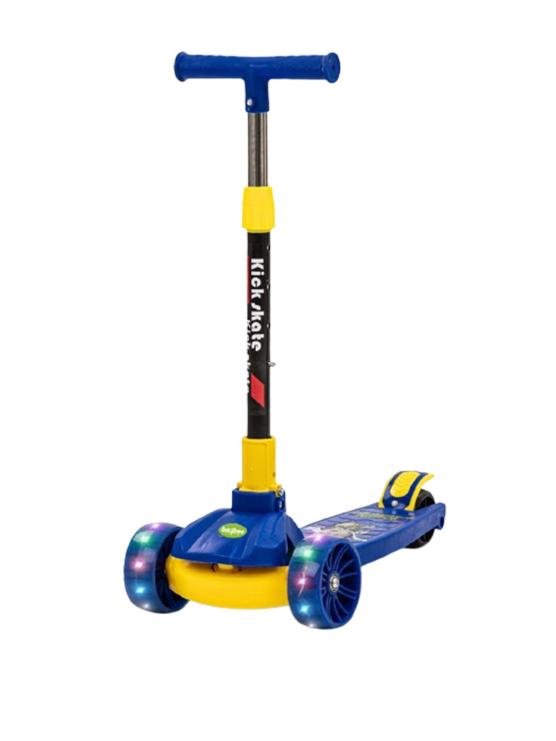 

BAYBEE Kids 3-Wheeler Kick Scooter, Navy blue