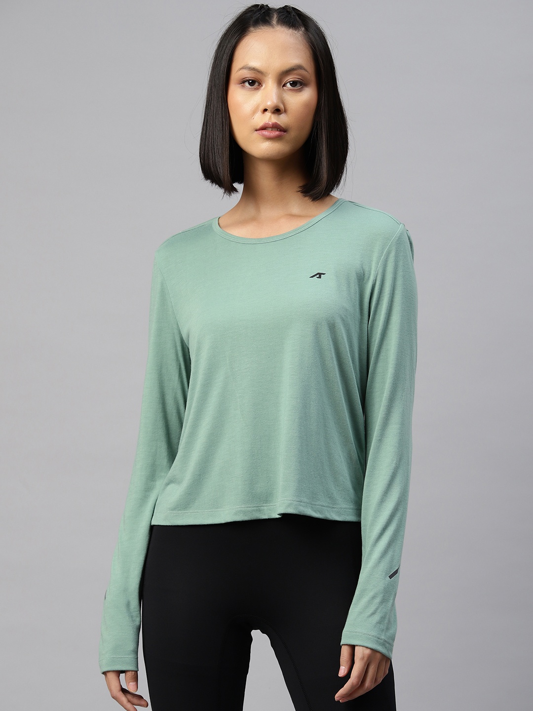 

Alcis Slim Fit Sports T-shirt, Green