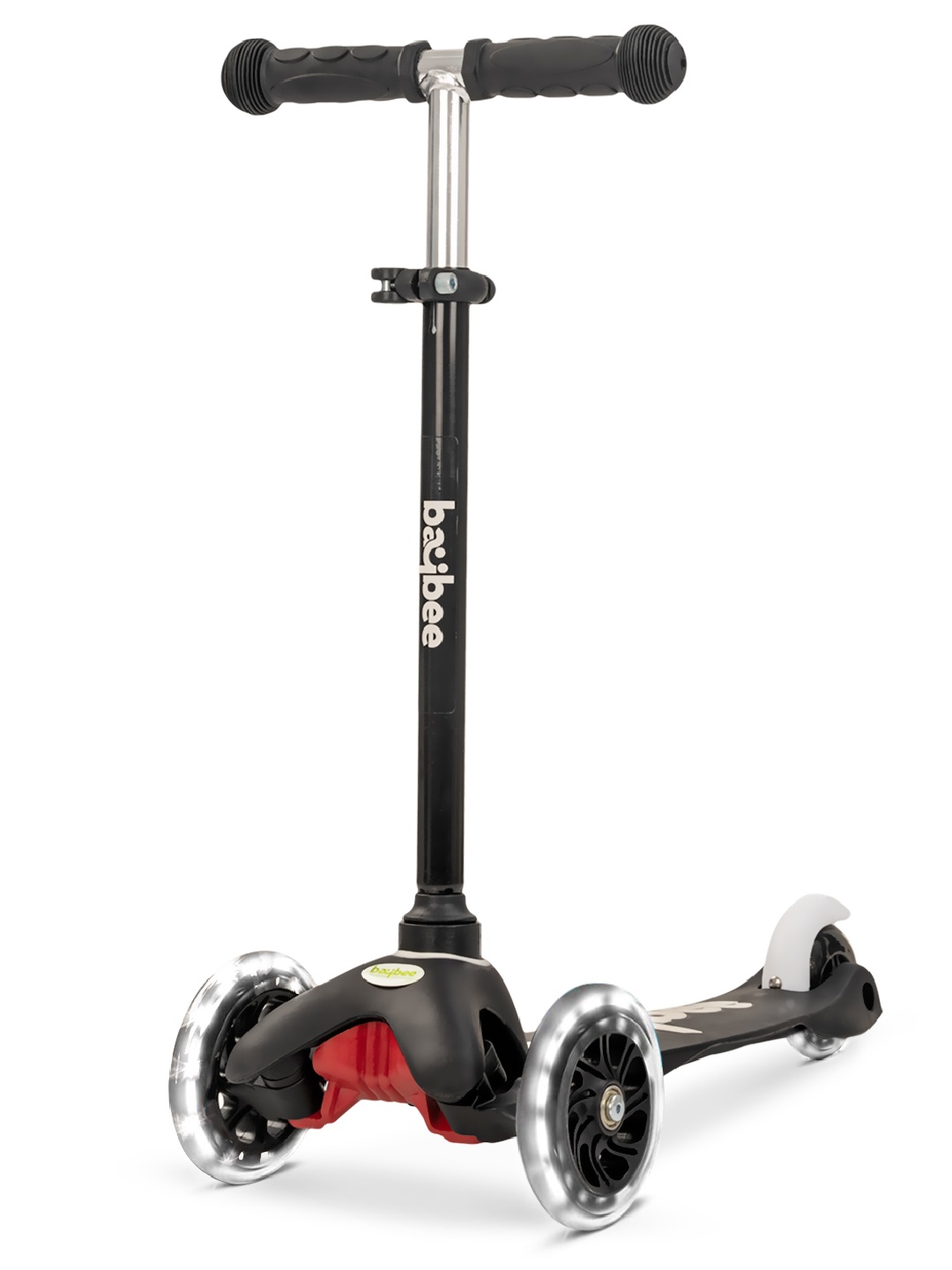 

BAYBEE 3 Wheels Mini Zapper With Adjustable Height & Anti Slip Base, Black