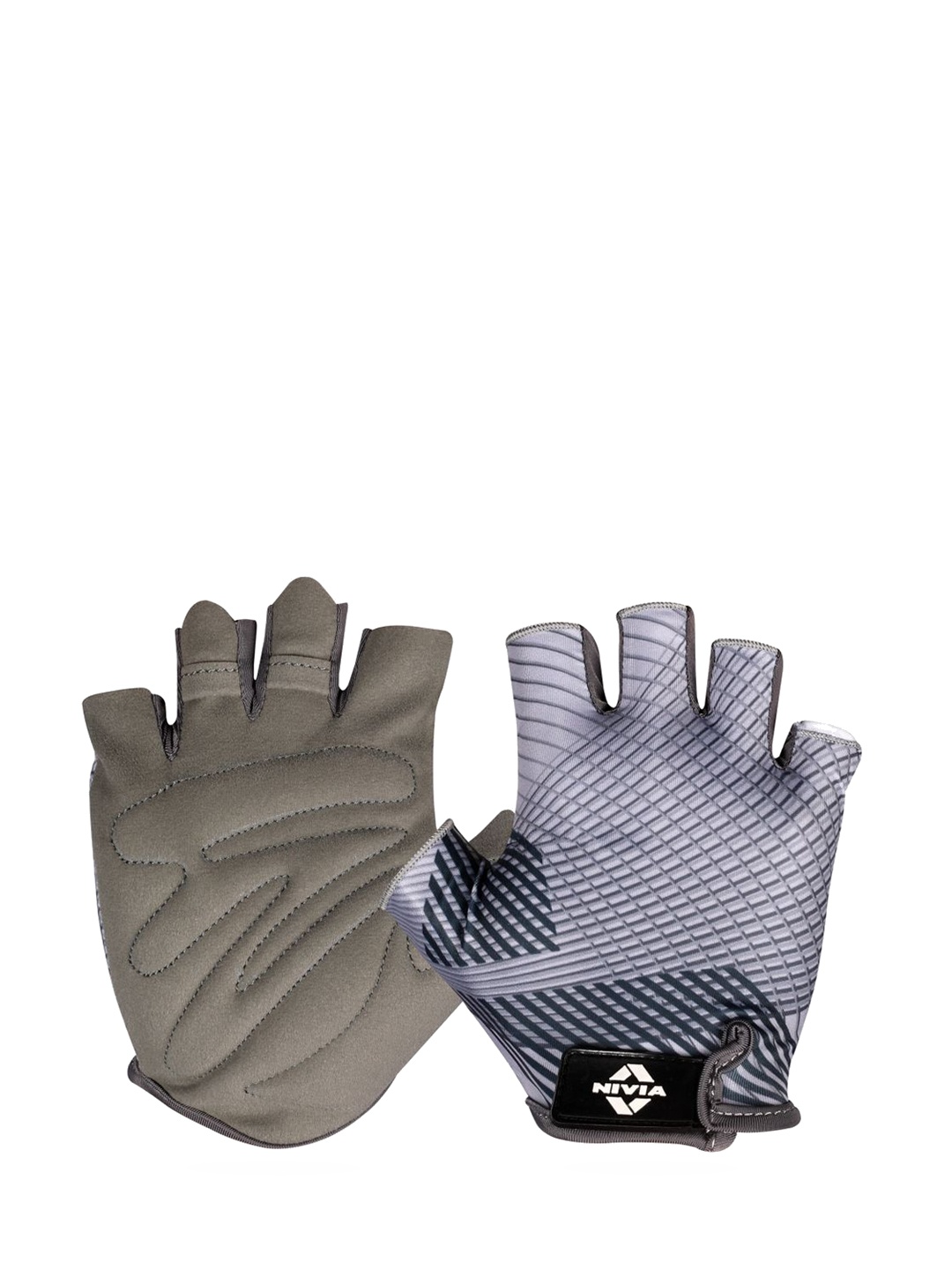 

NIVIA Self Design Sports Gloves, Grey