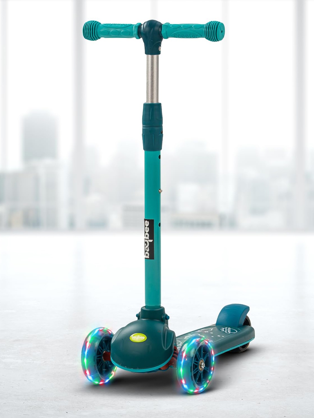 

BAYBEE Kids Blaze Storm Skate Scooter, Green