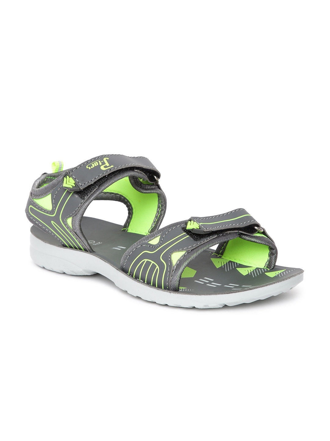 

Paragon Kids Printed PU Comfort Sandals, Grey