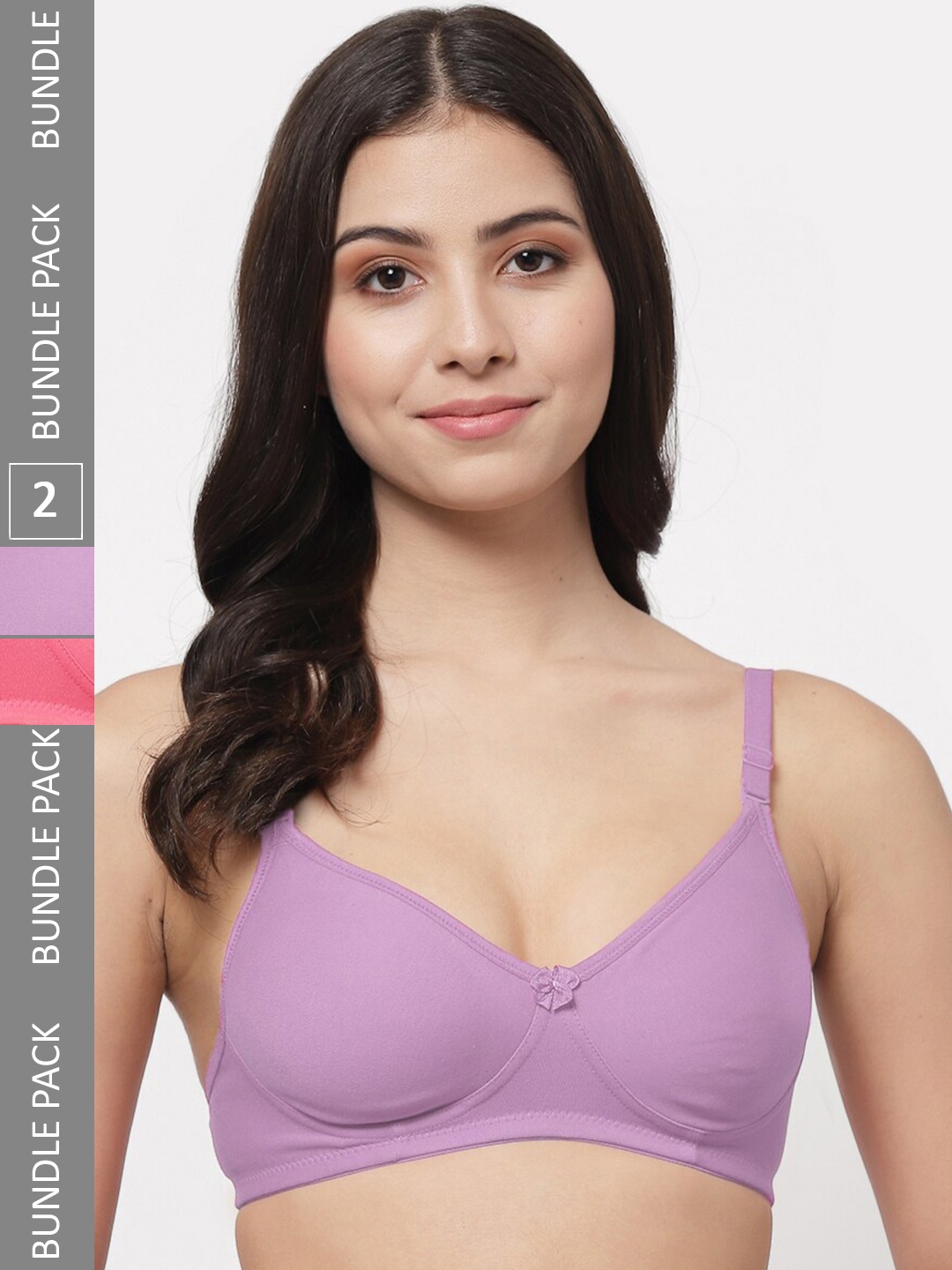 

Docare Full Coverage Seamless Lightly Padded Cotton T-shirt Bra With All Day Confort, Pink