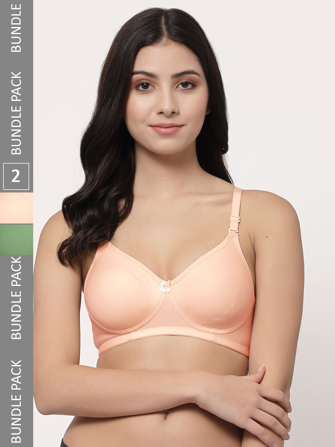 

Docare Full Coverage Seamless Lightly Padded Cotton T-shirt Bra With All Day Confort, Peach