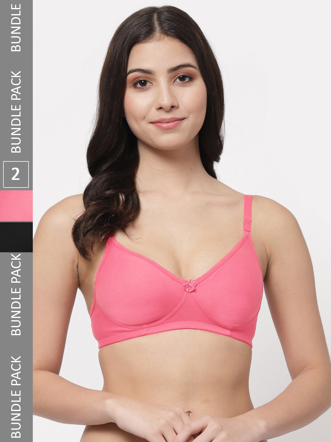 

Docare Full Coverage Seamless Lightly Padded Cotton T-shirt Bra With All Day Confort, Pink