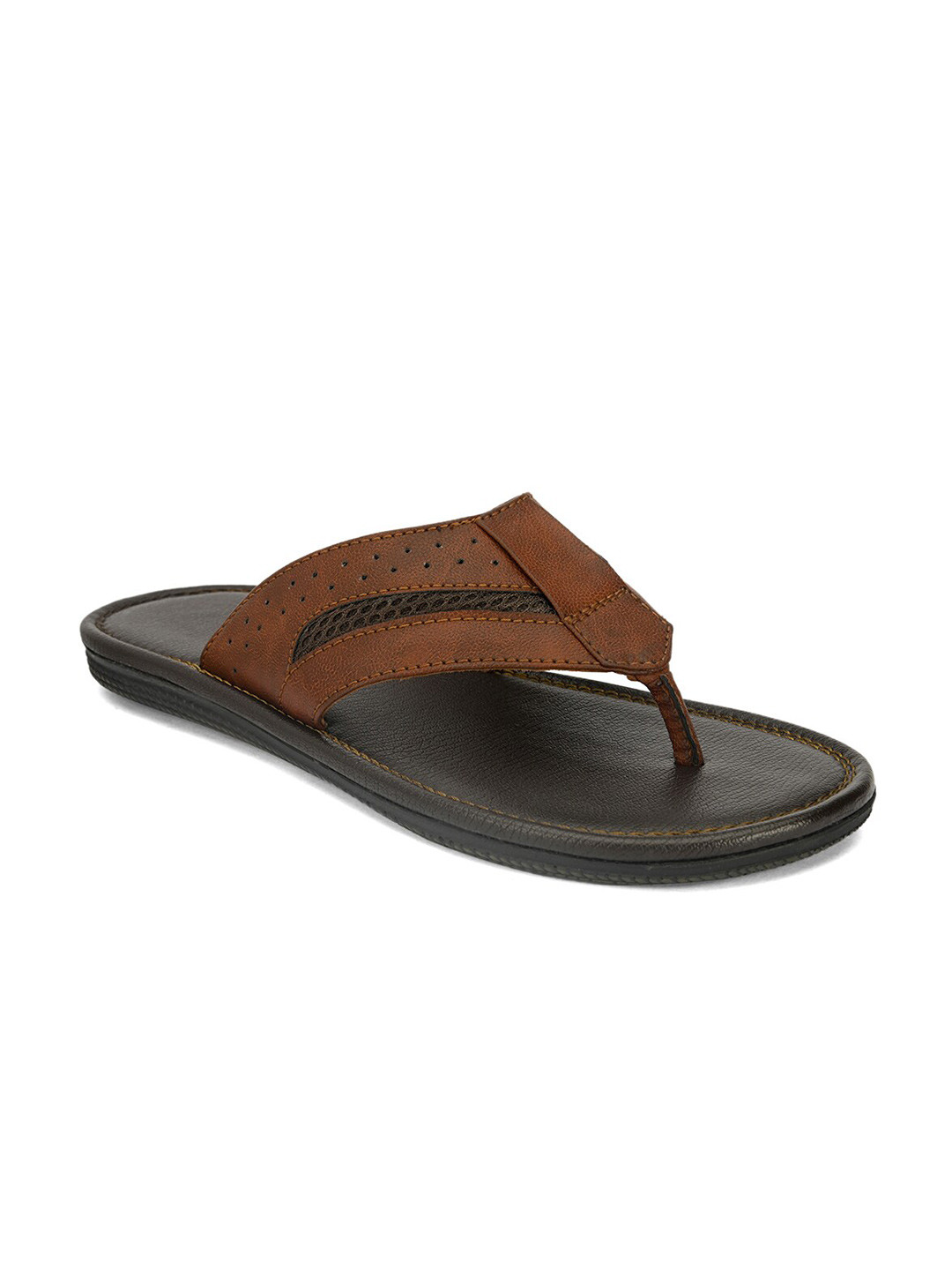 

Provogue Men Textured Comfort Sandals, Tan