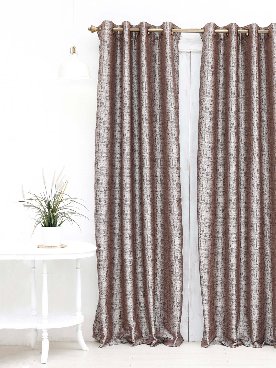

Ariana Brown Room Darkening Long Door Curtain