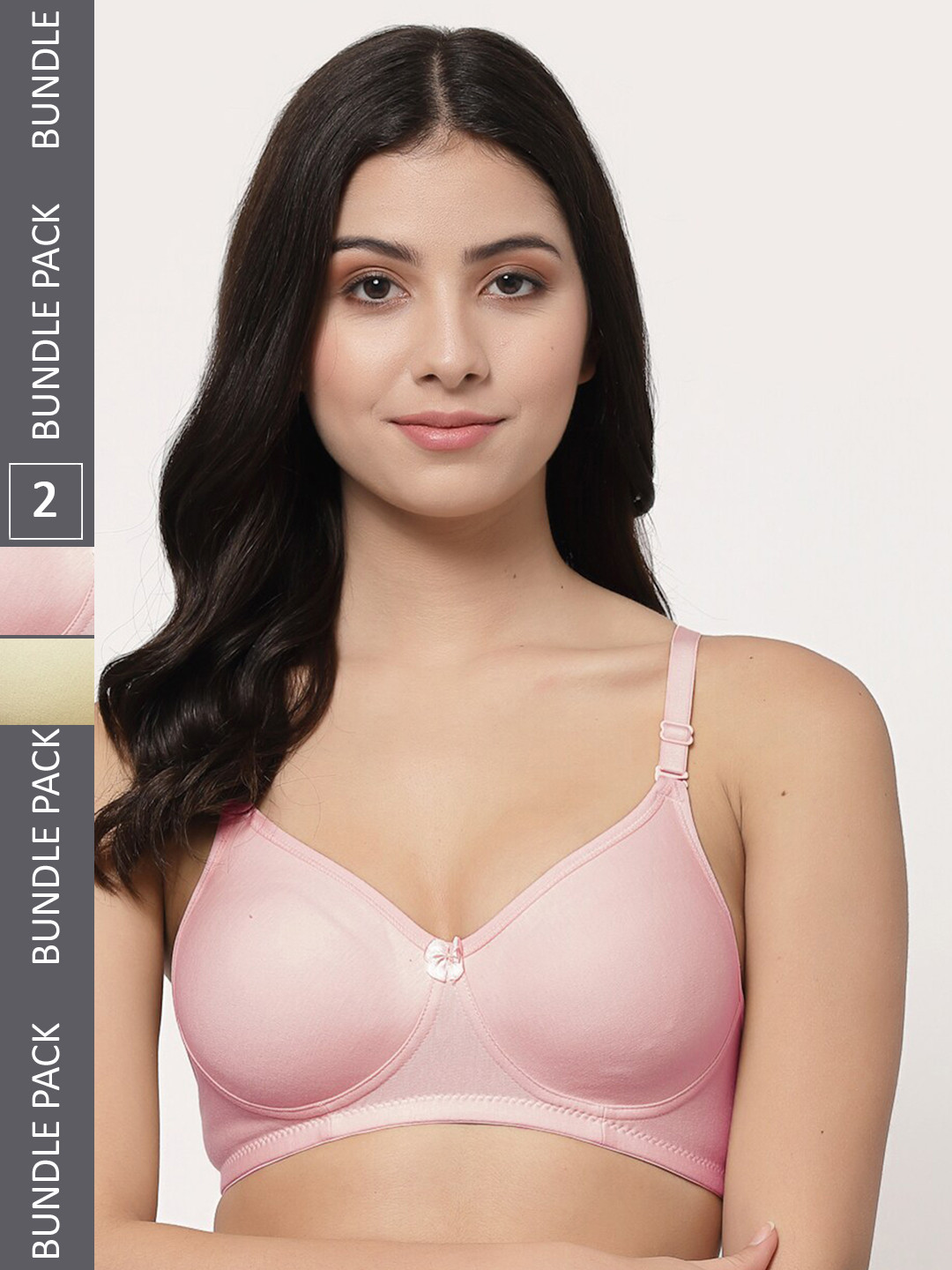 

Docare Pack Of 2 Full Coverage Lightly Padded Cotton Bra, Off white