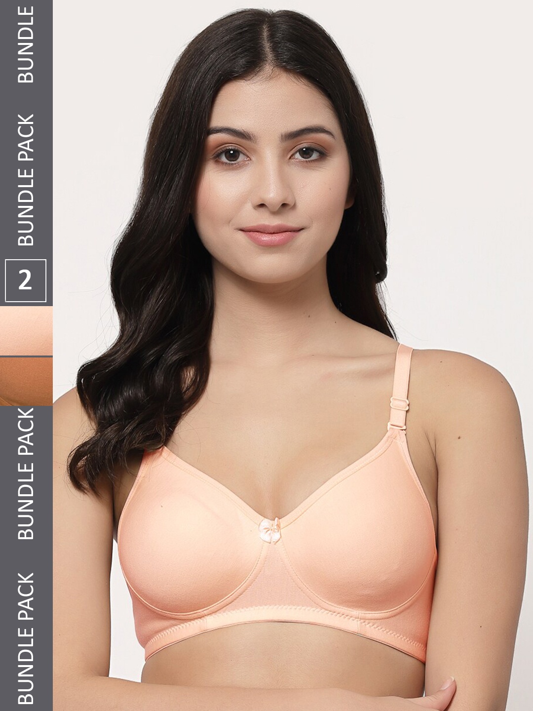 

Docare Pack Of 2 Full Coverage Lightly Padded Cotton Bra, Mustard